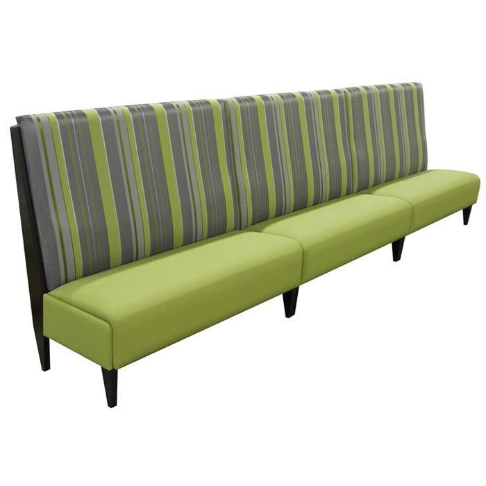 Banquette Padded Bench With High Back